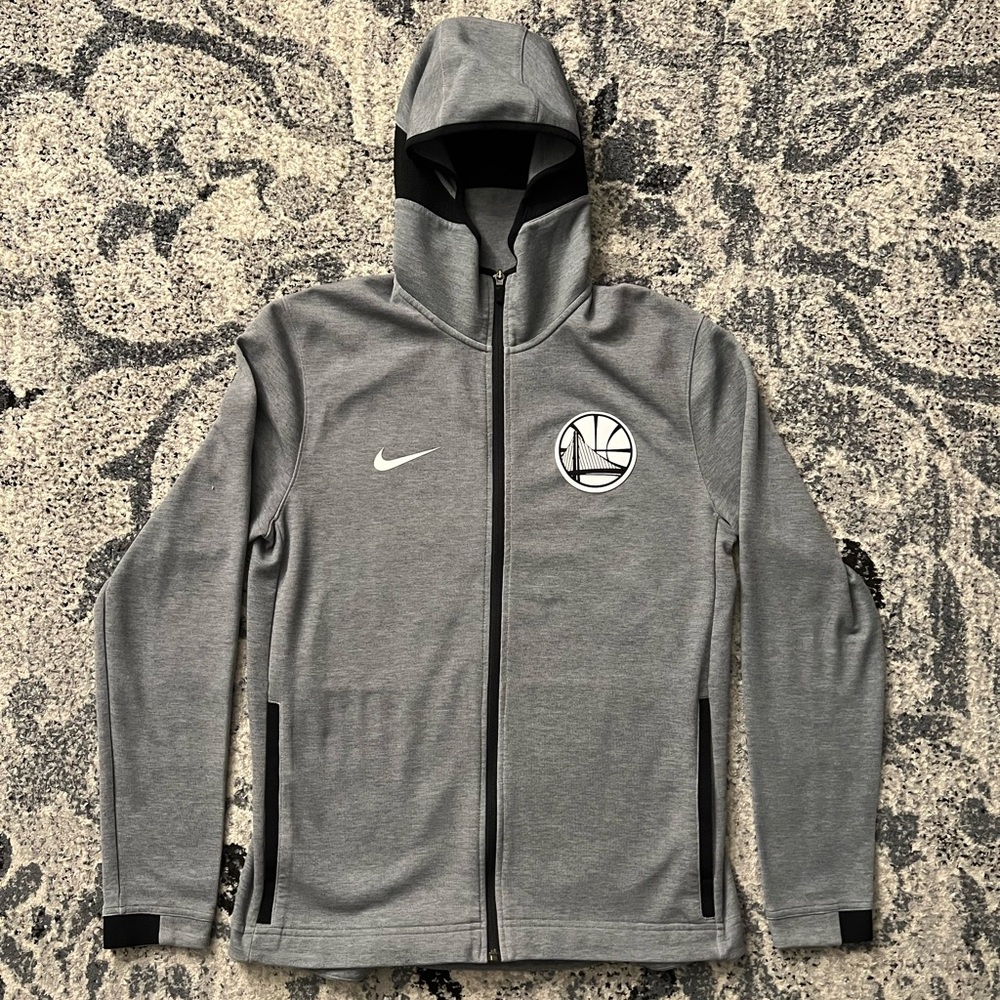 Mens Nike NBA Golden State Warriors Showtime Hoodie Jacket